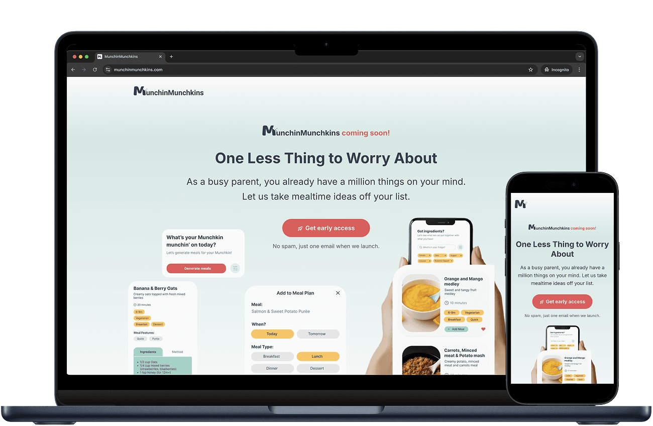 MunchinMunchkins Landing Page